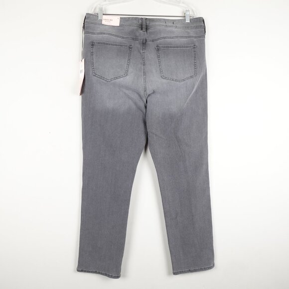 NEW NYDJ Curves 360 Slim Straight Jeans Womens 16 (37x28) Stretch Shape Denim - Picture 2 of 14